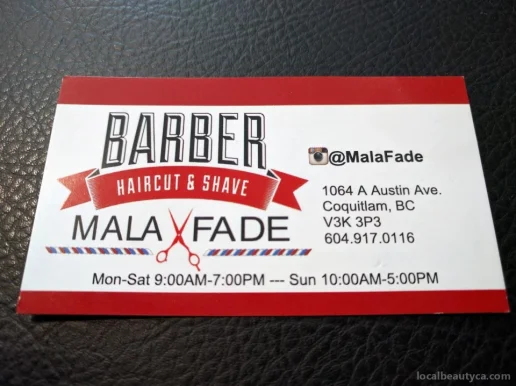Mala Fade Barbershop, Coquitlam - Photo 1