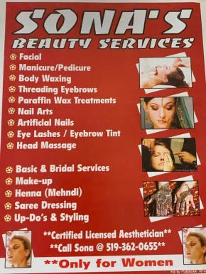 Sonas Beauty Services, Guelph - Photo 1