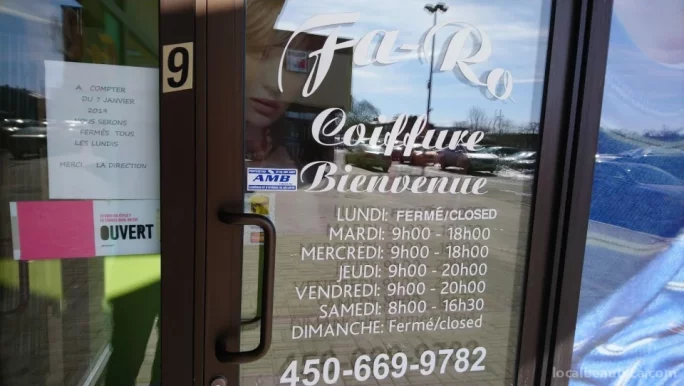 Fa-ro Coiffure, Laval - 