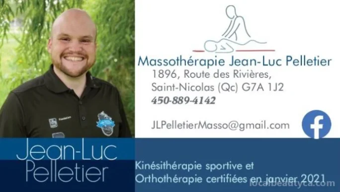 Jean-Luc Pelletier, Massothérapie, Kinésithérapie, Orthothérapie - Saint-Nicolas, Levis - 