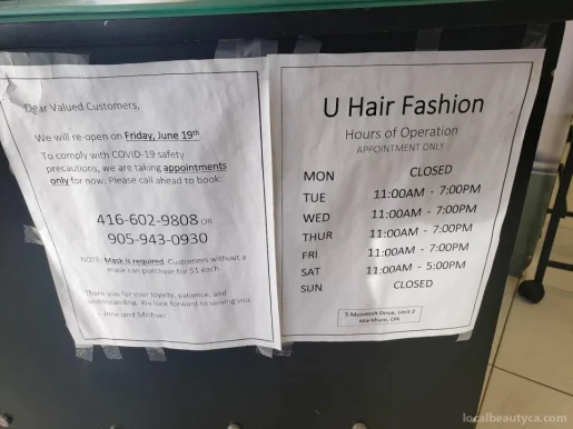 U Hair Fashion 秀发廊, Markham - Photo 4