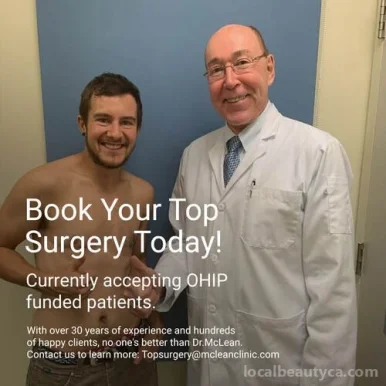FTM Top Surgery, Toronto Ontario - Dr. Hugh McLean, Mississauga - Photo 1