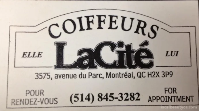 Coiffeur La Cité, Montreal - 