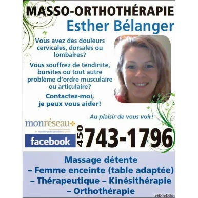 Masso-Orthothérapie Esther Bélanger, Quebec - 