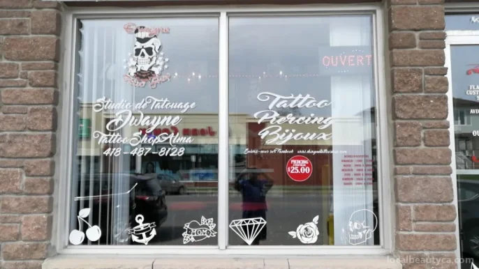 Dwayne Tattoo Shop Alma, Quebec - Photo 4
