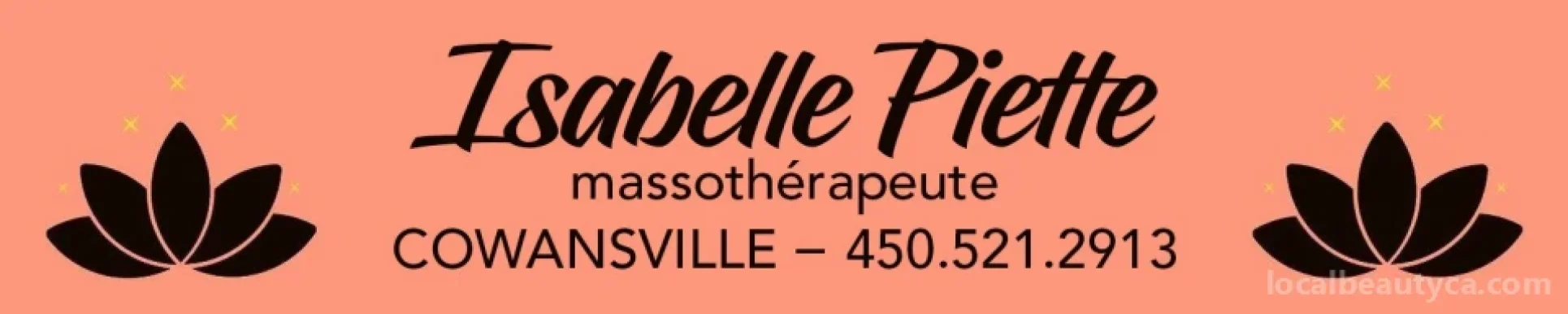 Isabelle Piette | Massothérapeute - Cowansville, Quebec - Photo 2
